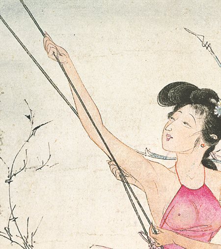 环县-胡也佛的仕女画和最知名的金瓶梅秘戏图